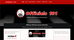 Desktop Screenshot of officials101.com
